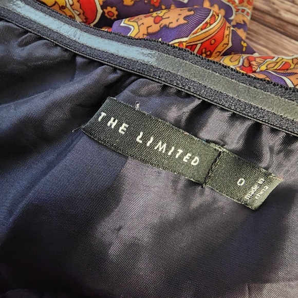 The Limited Boho Maxi Dress Hippie Paisley Festival 70s Flowy Tiered Floral Sz 0 - Picture 10 of 13